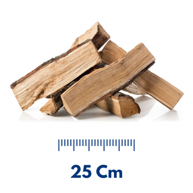 Bois de chauffage vrac - Qualité G1/H1 Mélange Chêne, hêtre, charme 25cm