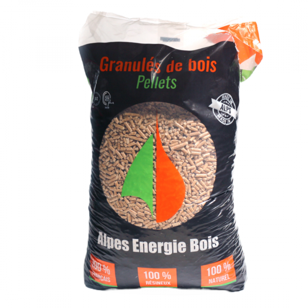 Sac de granulés 15kg – ALPES ENERGIE BOIS