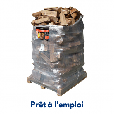 Ballot de bûches 40cm étuvé G1-2000 DM3 - Chêne/Fayard - Prêt à l'emploi - Humidité <20%