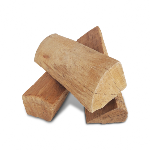 Ballot de bûches premium - 30cm étuvé G1-2000 DM3 bois chêne/fayard - Prêt à l'emploi - Humidité <20%