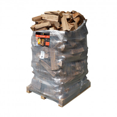 Ballot de bûches premium-40cm bois étuvé G1-2000 DM3 bois chêne/fayard - Prêt à l'emploi - Humidité <20%